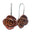 Rose Earrings Copper