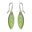 Glass Leaf Earrings