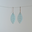 Glass Leaf Earrings Seconds
