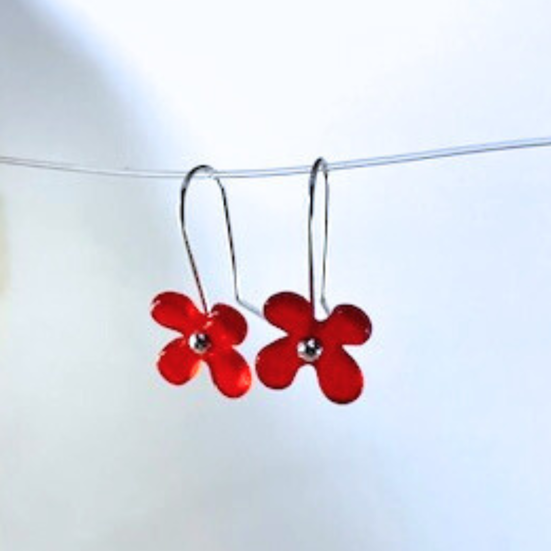 Hydrangea Flower Earring Seconds