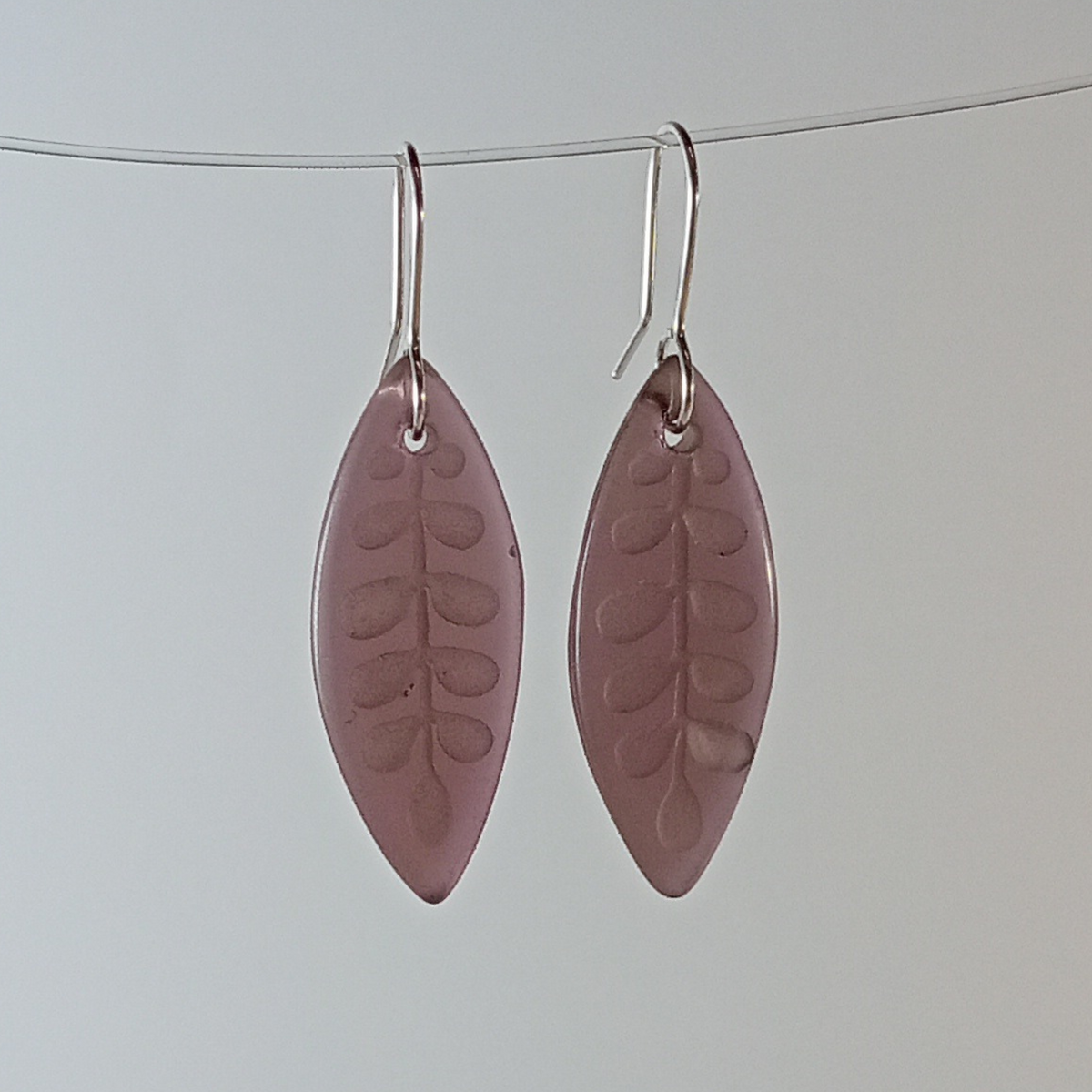 Kōwhai Leaf Earrings Seconds
