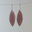 Kōwhai Leaf Earrings Seconds