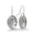 Baby Pāua Earrings Silver