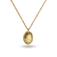 Baby Pāua Pendant Gold