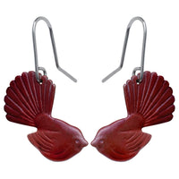 Fantail Earrings Copper Medium