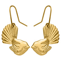 Gold Fantail Earrings Regular