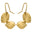 Gold Fantail Earrings