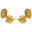 Gold Fantail Studs