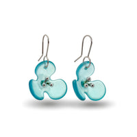Bombay Flower Earrings Light Blue