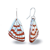 Butterfly Wing Earrings Light Blue