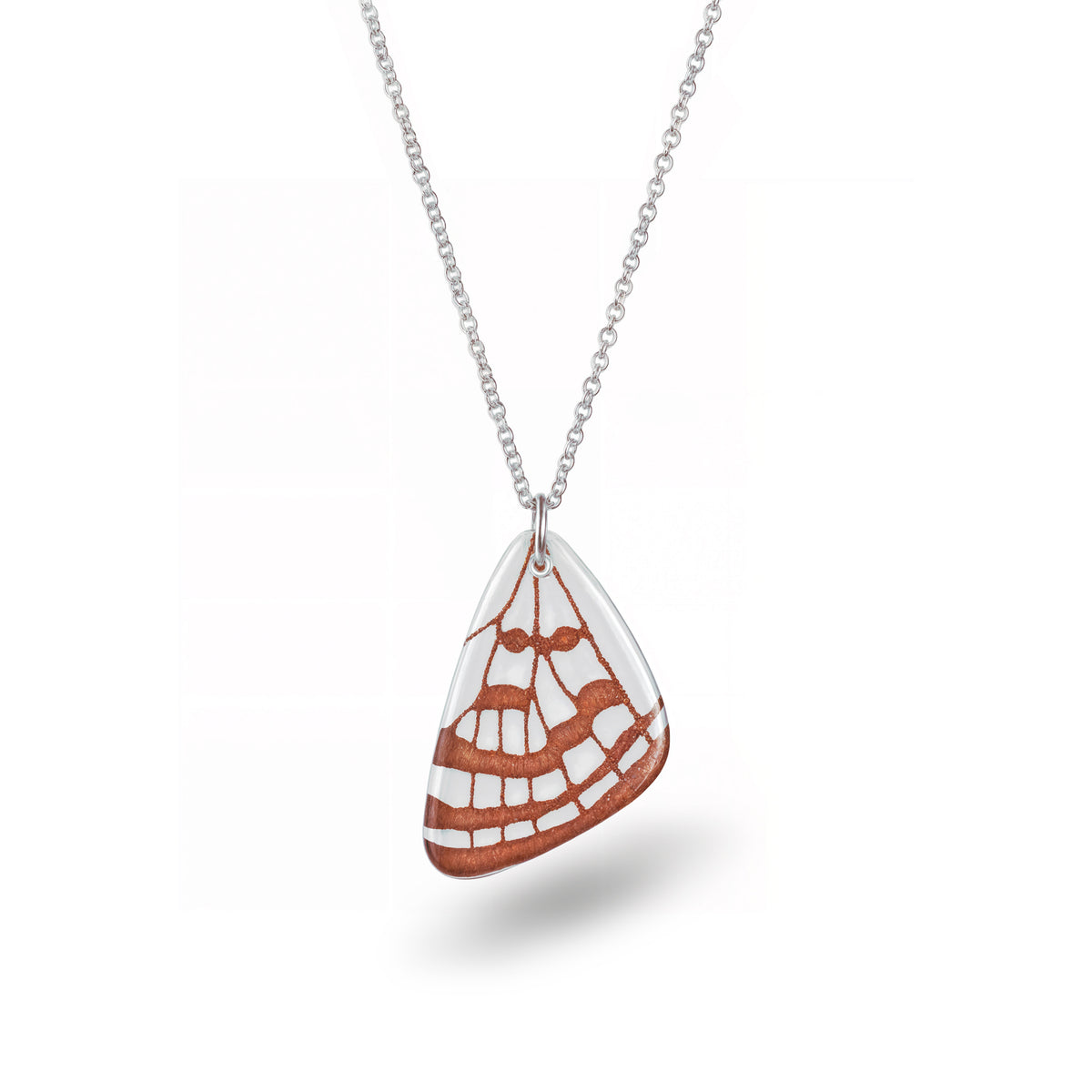 Butterfly Wing Pendant Clear