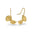 Fantail Earrings Gold