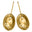 Gold Baby Pāua Earrings