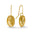 Baby Pāua Earrings Gold