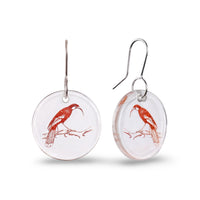 Huia Disc Earrings Clear