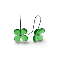 Hydrangea Earrings Green