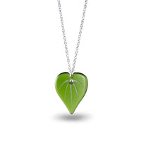 Kawakawa Leaf Pendant Green