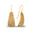 Kina Shell Curve Earrings Gold