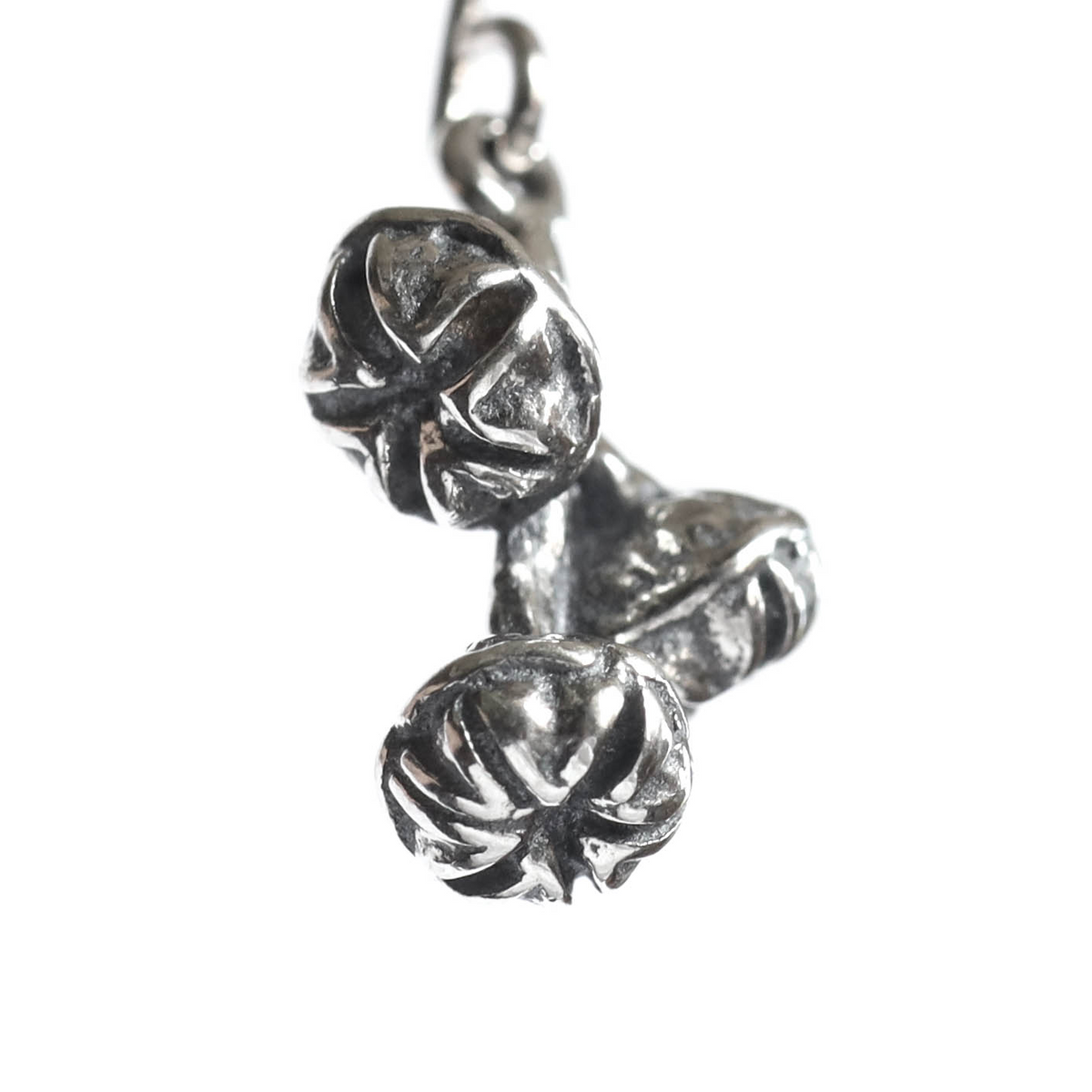 Mānuka Pod Pendant Silver detail