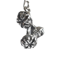 Mānuka Pod Pendant Silver detail