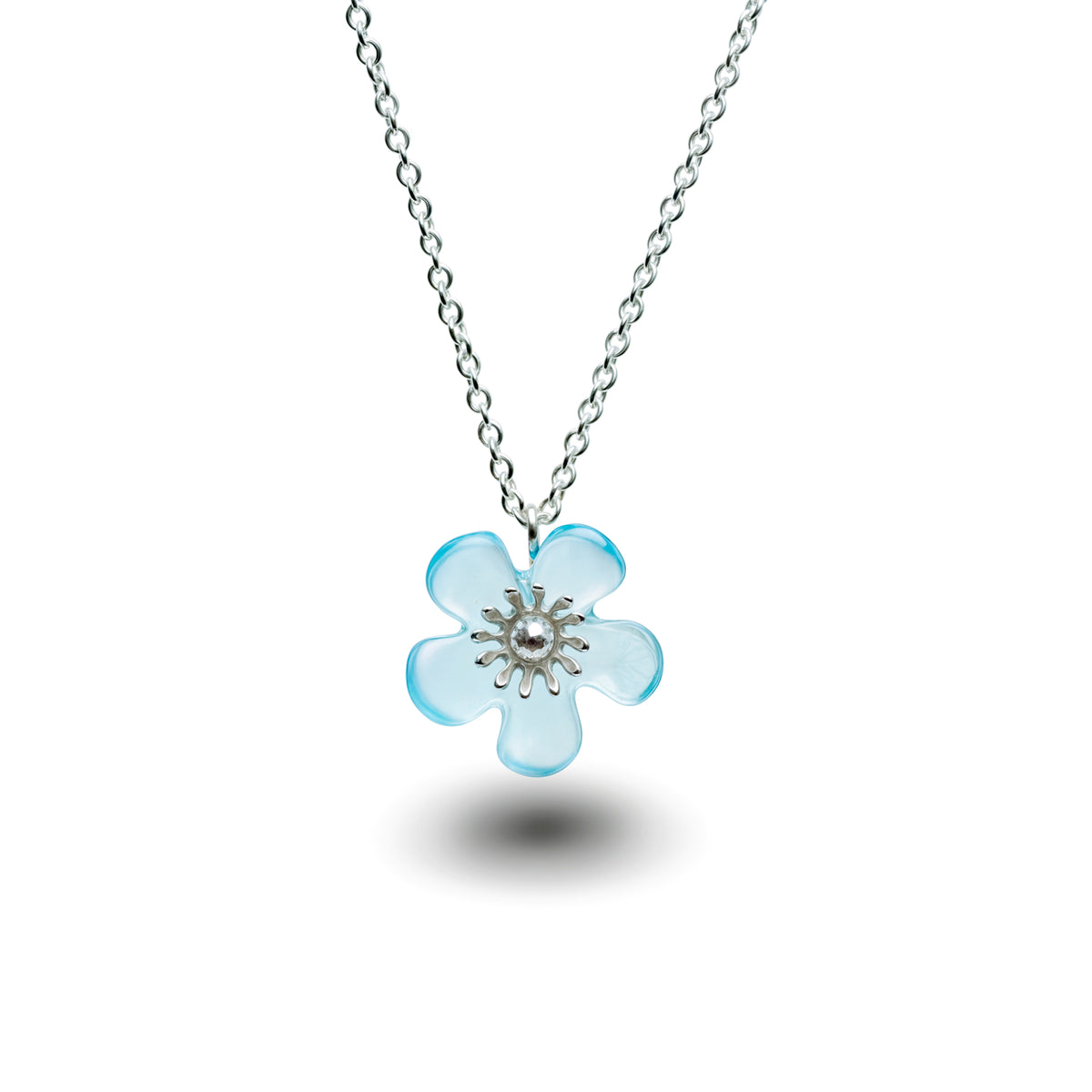 Mānuka Flower Pendant Light blue