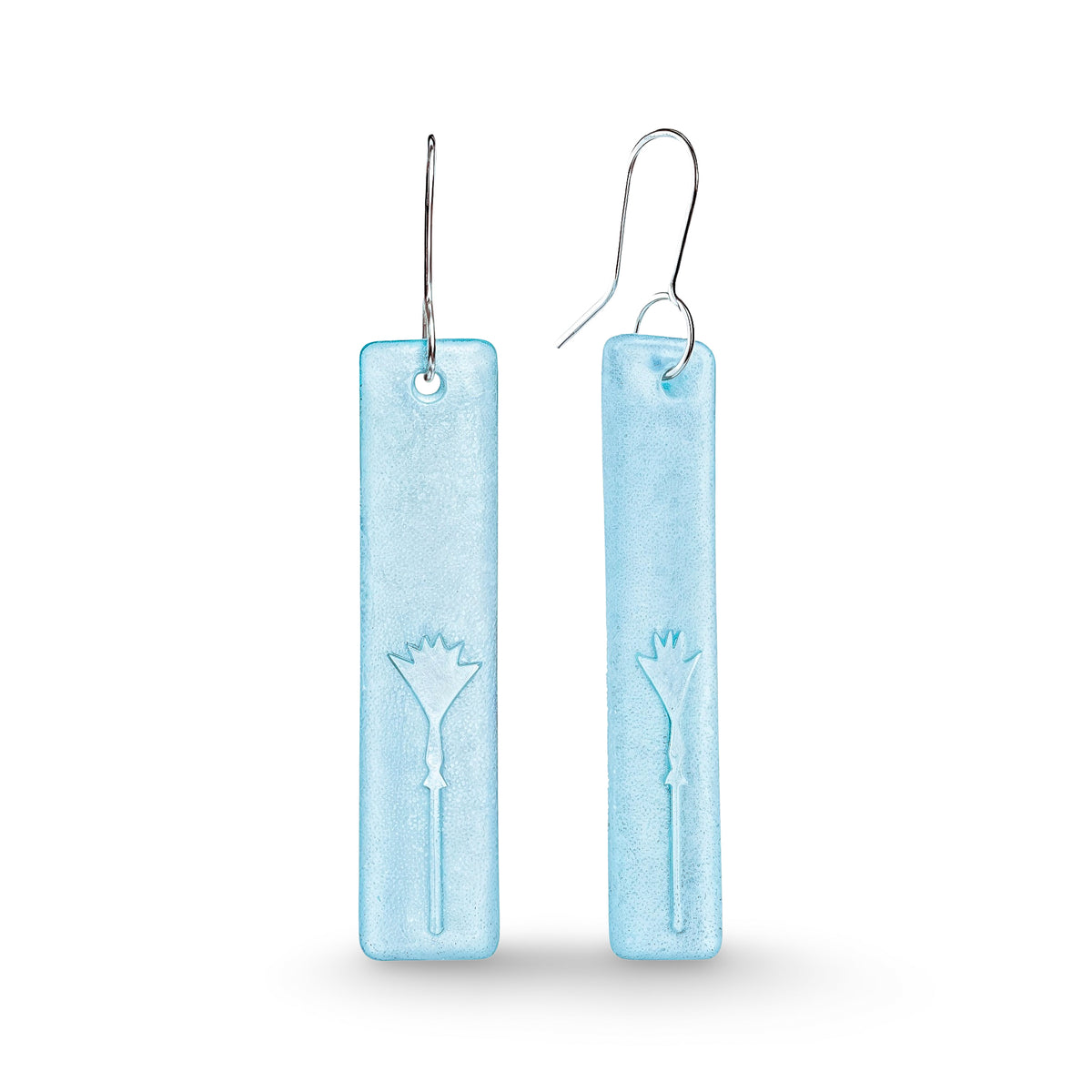 Nīkau Drop Earrings Light Blue - 30% off