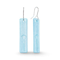 Nīkau Drop Earrings Light Blue - 30% off