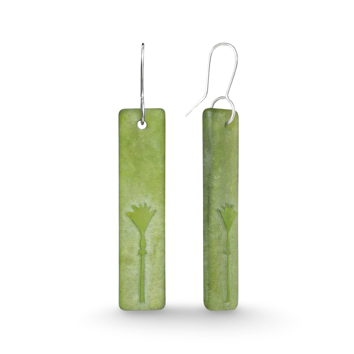 Nīkau Drop Earrings Green
