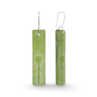 Nīkau Drop Earrings Green