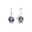 Silver Pāua Disc Earrings