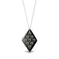 Ponga Diamond Pendant Black