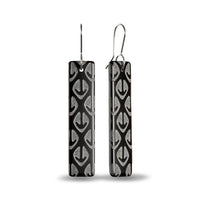 Ponga Drop Earrings Black