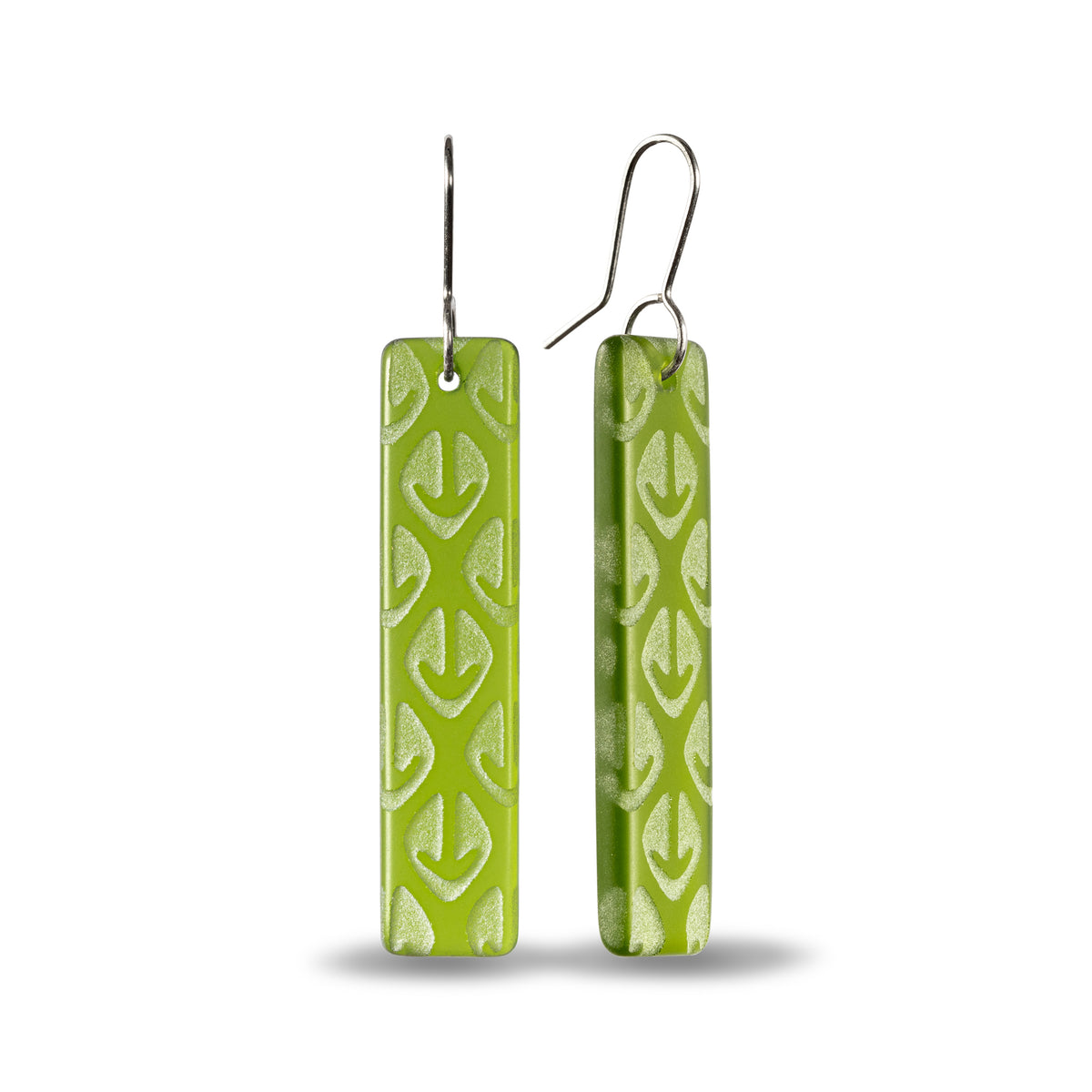 Ponga Drop Earrings Green