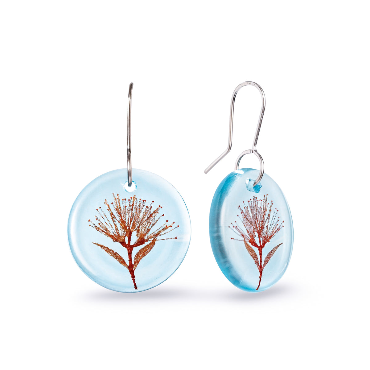 Rata Flower Earring Light Blue