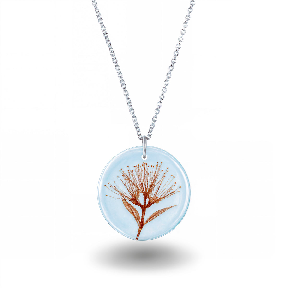 Rātā Flower Pendant Light Blue