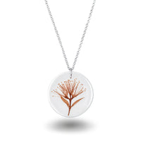 Rātā Flower Pendant Clear