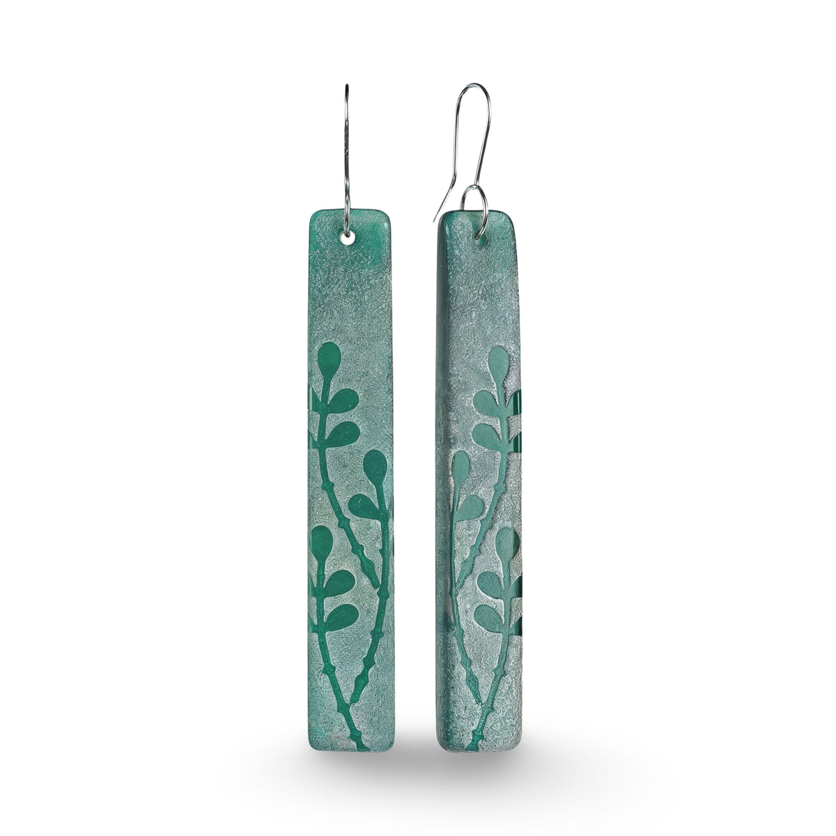 Rātā Vine Drop Earrings Teal