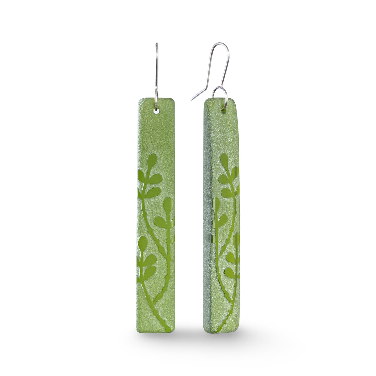 Rātā Vine Drop Earrings Green