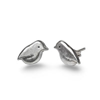 Rock Wren Studs Silver