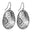 Spiral Hole Earrings Silver