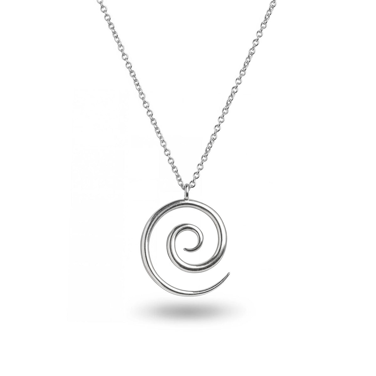 Spiral Pendant Silver
