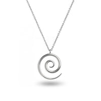 Spiral Pendant Silver