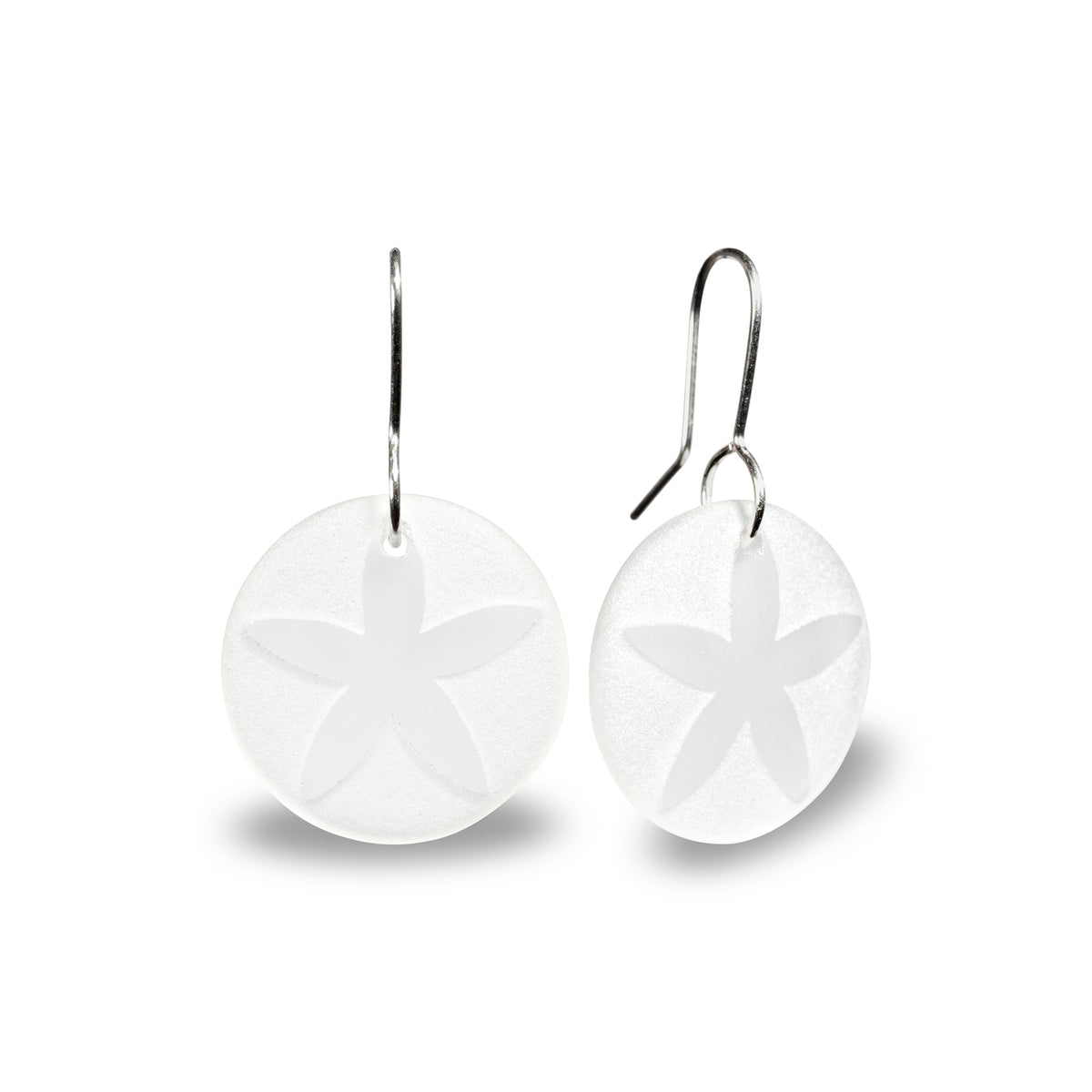 Starfish Earrings Small Clear