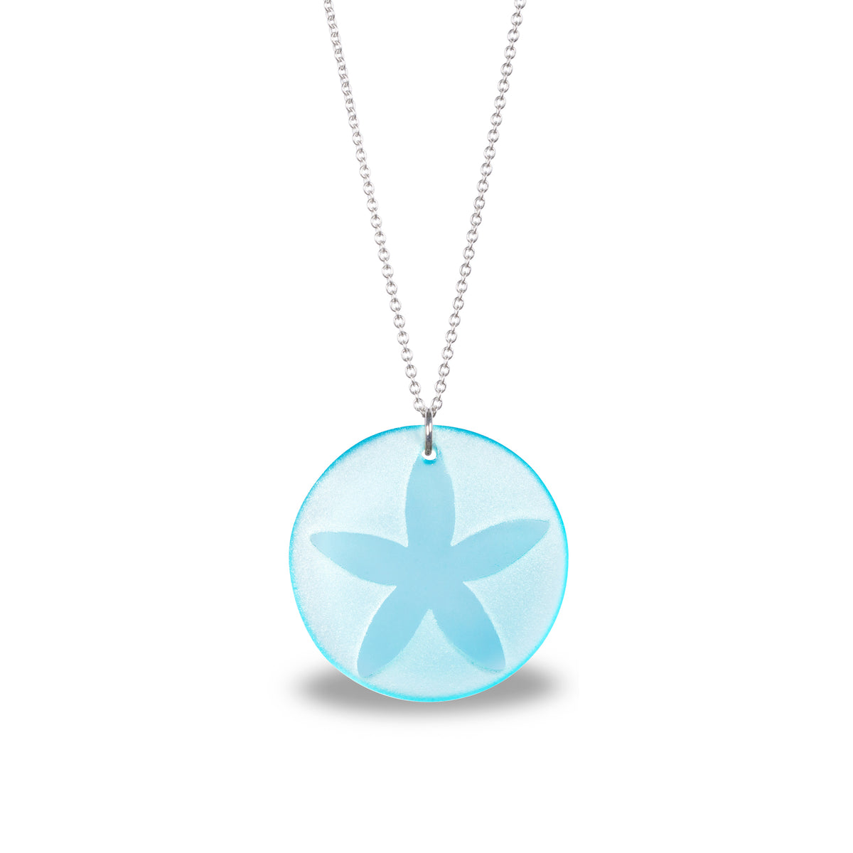 Starfish Pendant Light Blue