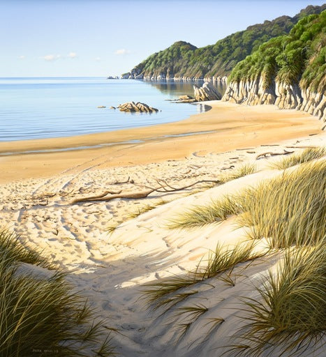 Tracks In The Sand Greeting Card