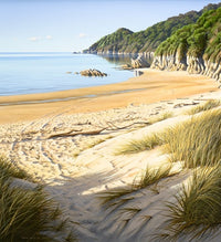 Tracks In The Sand Greeting Card