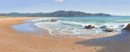 Drift, Wainui Bay Greeting Card