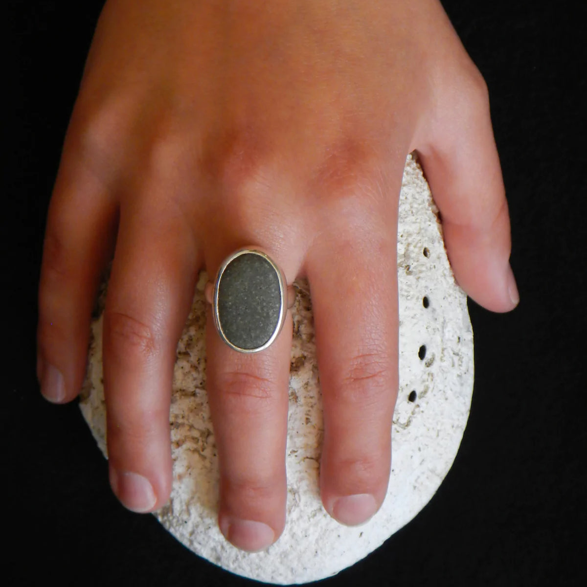 Beach Stone Ring