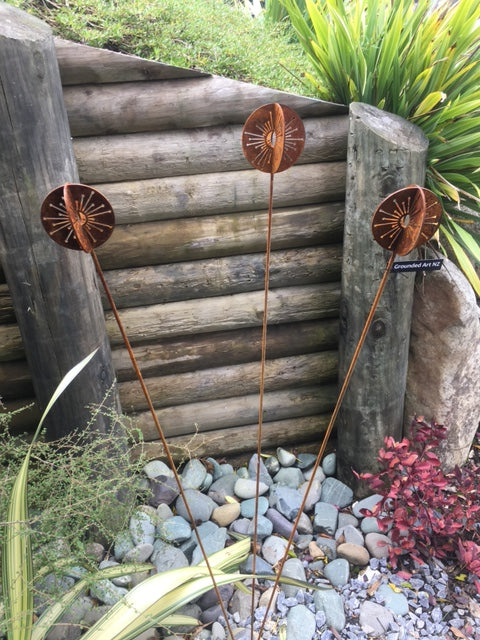 3D Corten Allium