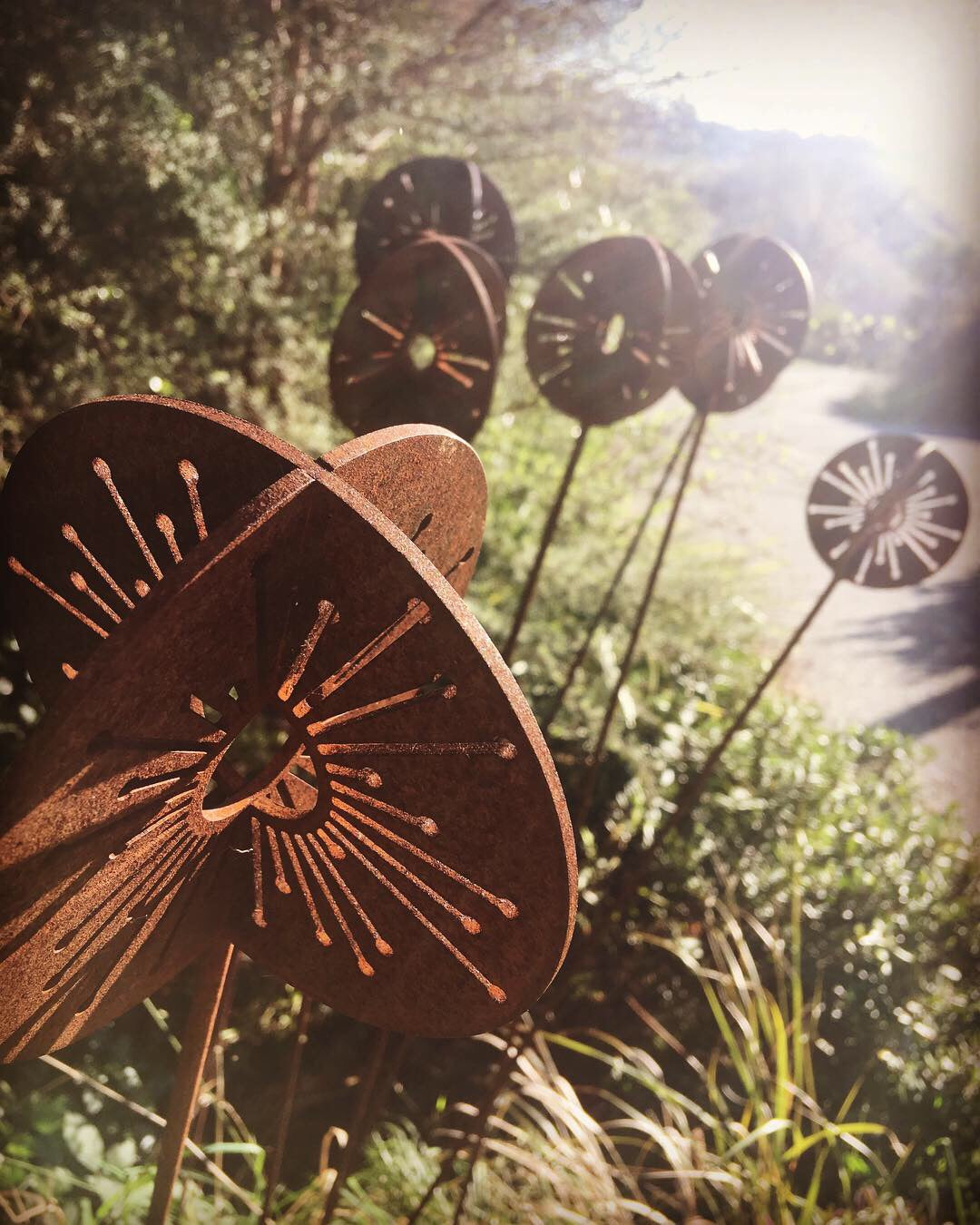 3D Corten Allium